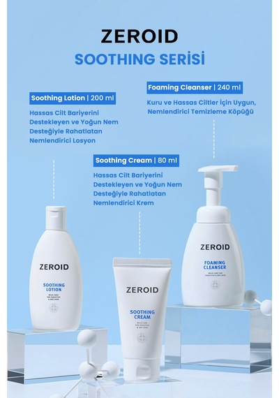 Hassas Cilt Bariyerini Destekleyen Ve Yoğun Nem Desteğiyle Rahatlatan Krem Zeroıd Soothing Cream