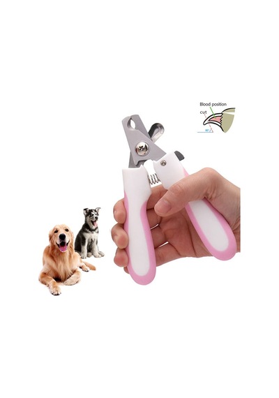WF CİN314PM Çelik Uçlu Köpek Büyük Tırnak Makası Pembe