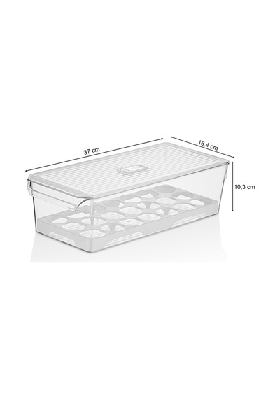 Yumurtalık Buzdolabı Düzenleyici Organizer 2 Adet ŞEFFAF