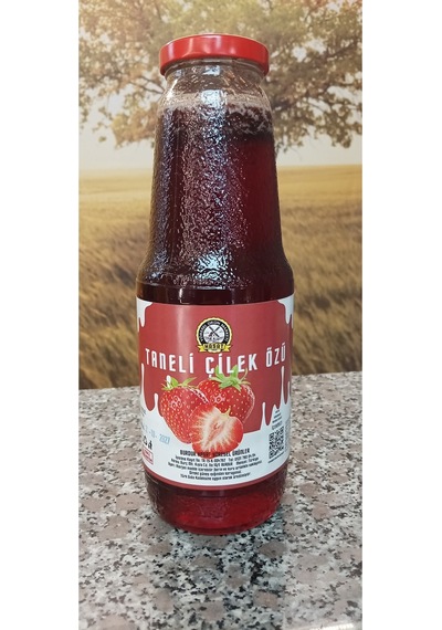 1350 Ml Doğal Bol Taneli Çilek Özü