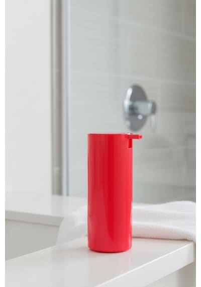 Soft Pembe Şeffaf Akrilik Sıvı Sabunluk 250 Ml Pembe