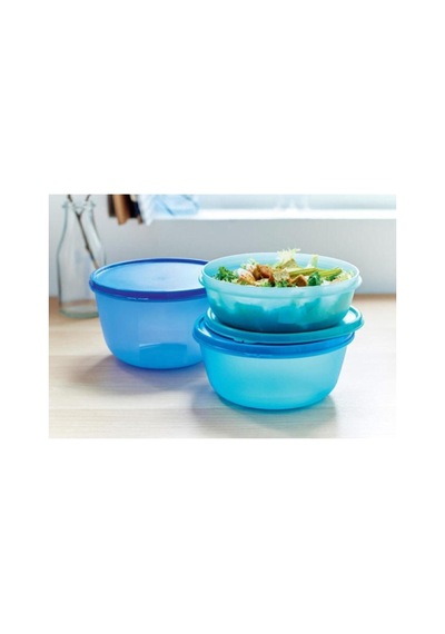 Buzdolabı Saklama Kabı 3lü Set Mucize Şeker Set Mavi