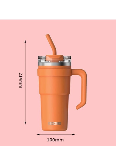Dodge Trekking Çelik Termos Mug 750ml Turuncu Turuncu