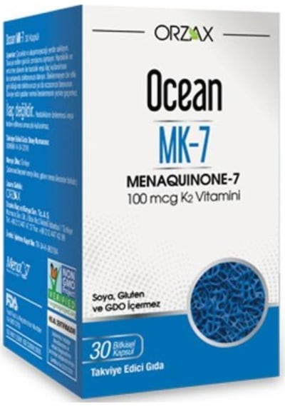 Ocean Vıtamın K2 Mk-7 30 Cap.