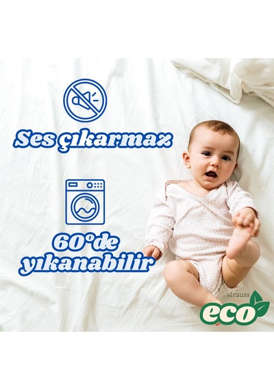 Home Lastikli Alez Yatak Koruyucu Sıvı Geçirmez Fitted 4 Köşe Tek Çift Battal Boy Beyaz