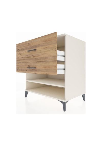Kronos Şifonyer Tek Raflı 2 Çekmeceli 88x59x96 Aytaşı-çam Aytaşı