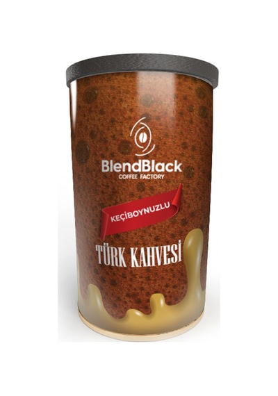 Blendblack Keçiboynuzu Aromalı Türk Kahvesi Teneke Kutu 250 G