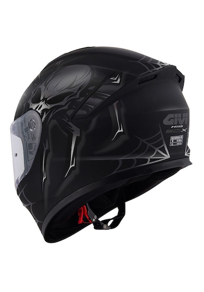 Givi 50.x Arachno Kapalı Motosiklet Kaskı Mat Gri - Siyah