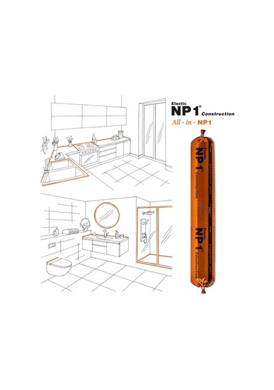 Tr Np1 Construction Ms Polimer Bazlı İzolasyon Mastik Ve Yapıştırıcı Sosis 570 Ml - Beyaz Genel