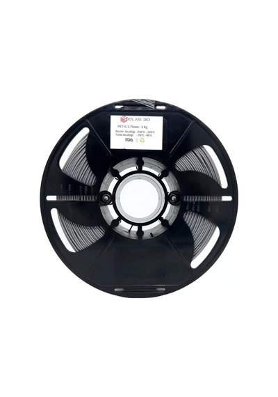 Elas 3d Pet-g Makaralı Filament Gümüş Gri 1.75mm 1kg