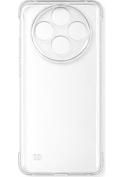 Redmi Note 14-c 4g Uyumlu Kamera Korumalı Yanları Açık Sararmaz Sert Mika Şeffaf Kılıf Beyaz
