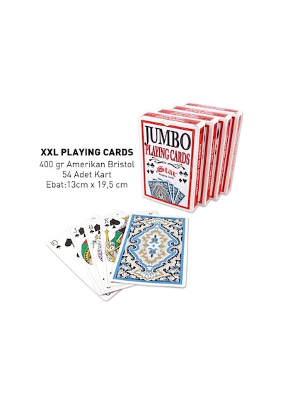 Jumbo Playing Cards Oyun Kart Masa Oyunu