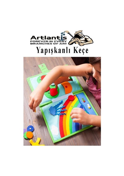 Kırmızı Yapışkanlı Keçe 35x50 Cm 3 Adet 2.0 Mm Kendinden Yapışkanlı Renkli Hobi Keçesi Elişi Keçe Kumaşı