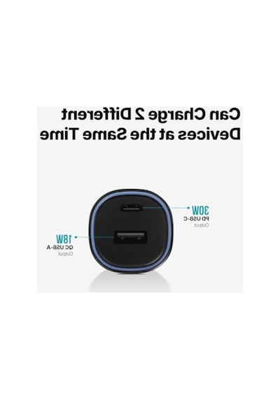 48w Araç Hızlı Şarj Aleti, Usb-c Ve Usb-a Çıkışları İle Pratik