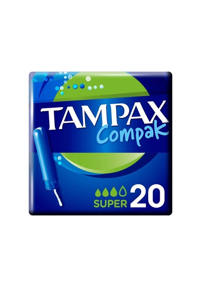 Tampax Compak Super Tampon Aplikatörlü 20'li - 8 Adet Tarı