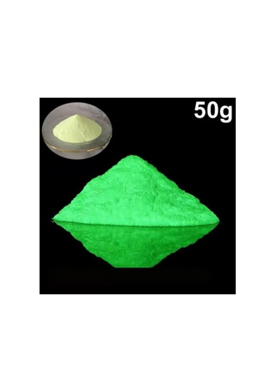 Capital 50g Yeşil Renk Fosfor Tozu Glow In Dark Karanlıkta Parlayan Boya