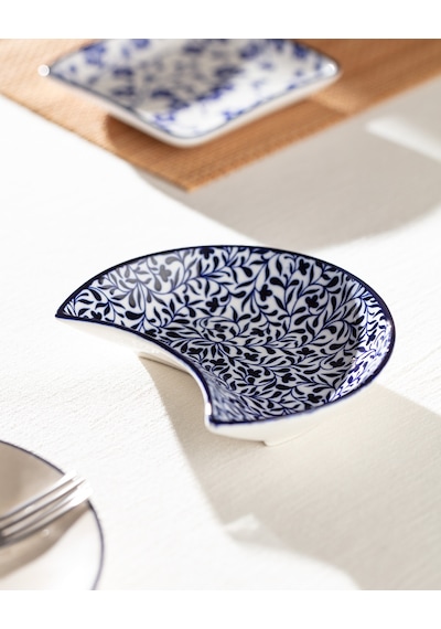 Rêve Bleu La Graine New Bone China Servis Tabağı - 15 Cm - Mavi/beyaz 8684427015087 Çok Renkli