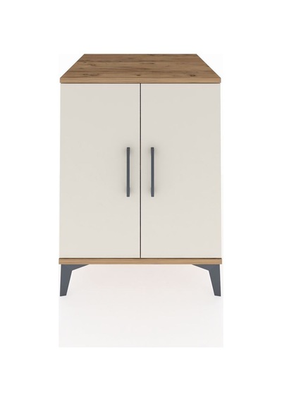 Kronos Komodin Tek Raflı 2 Kapaklı 60x59x80 Çam-aytaşı Atlas Çam
