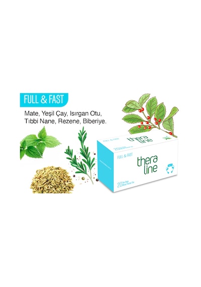 Thera Line Full & Fast Bitkisel Süzen Poşet Çay 20'li