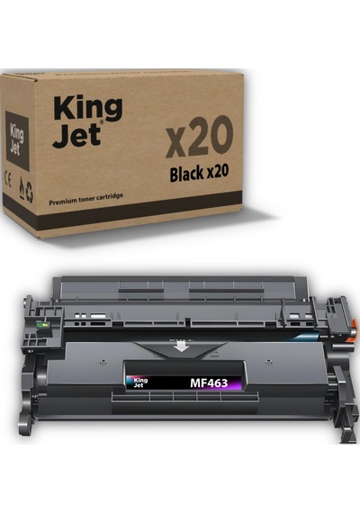 Kingjet Canon Uyumlu Mf463dw Standart Kapasiteli 20'li Paket Toner Çipli 070 / Crg-070