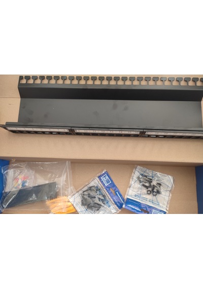 Hcs 24 Port Keystone Jack Ftp Boş 19" Panel Cat6