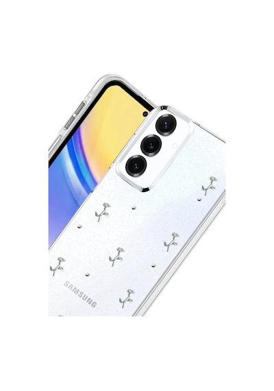Newface Samsung Galaxy A14 4g Fiyonk Desenli Kapak - Desen 4 Beyaz