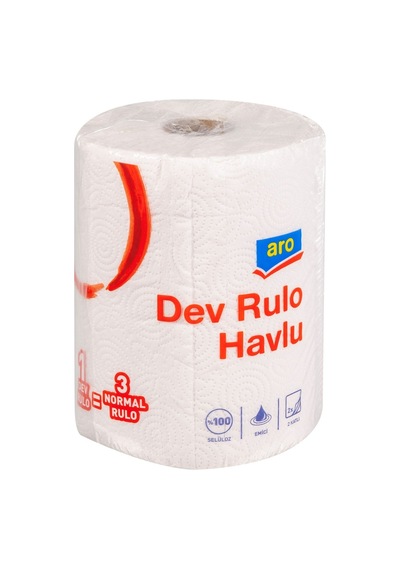 Aro Dev Havlu Kağıt Standart 270 Yaprak Çift Katlı 2'li Ekonomik Paket - 2 Adet Tarı