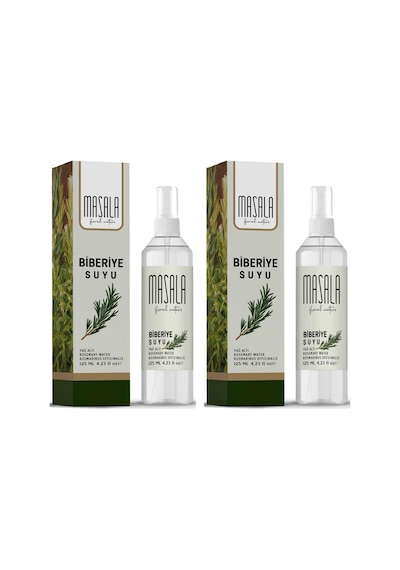 Biberiye Suyu 125 Ml X 2 Adet - Rosemary Floral Water -biberiye Suyu Sebum Ve Yağ Dengeleyici H