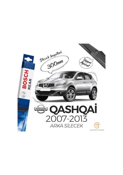 Bosch Rear Nissan Qashqai 2007 - 2013 Arka Silecek - H304