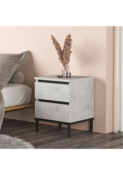 Arya Komodin 2 Çekmece Metal Ayaklı Taş-siyah Ary25-tl Kum Taşı Arya Komodin 2 Çekmece Metal Ayaklı Taş-siyah Ary25-tl Kum Taşı