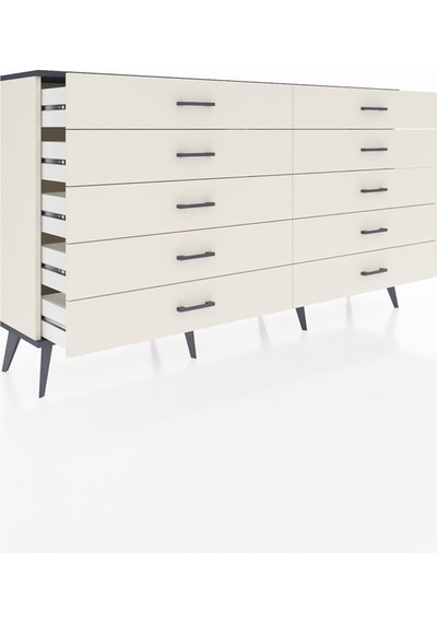 Arges Konsol 10 Çekmeceli 176x30x99 Aytaşı-antrasit/aytaşı Antrasıt/aytası - Aytası Arges Konsol 10 Çekmeceli 176x30x99 Aytaşı-antrasit/aytaşı Antrasıt/aytası - Aytası