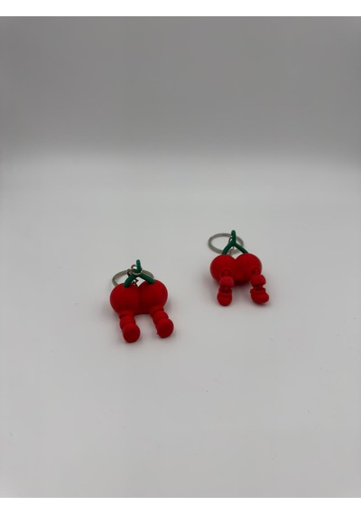 Cool Strawberry Anahtarlık Kırmızı