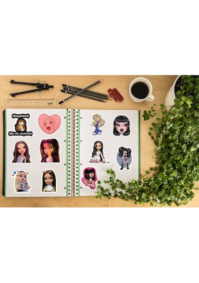 Bratz Girl Macbook Notebook Tablet Telefon Ajanda Laptop Defter Sticker Seti Diğer