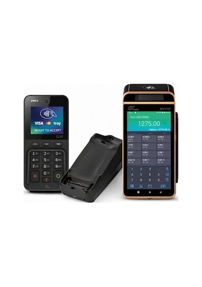 Pax A910sf Android Yazarkasa Pos + S210 Pinpad + B910sf İletişim Ve Şarj Ünitesi