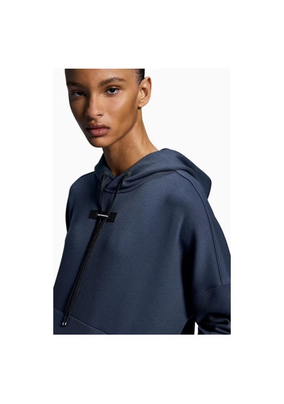 On Relaxed Hoodie Lumos Kadın Kapüşonlu Sweatshirt Lacivert