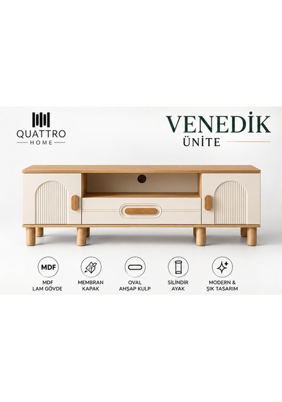 Venedik Tv Ünitesi Ahşap