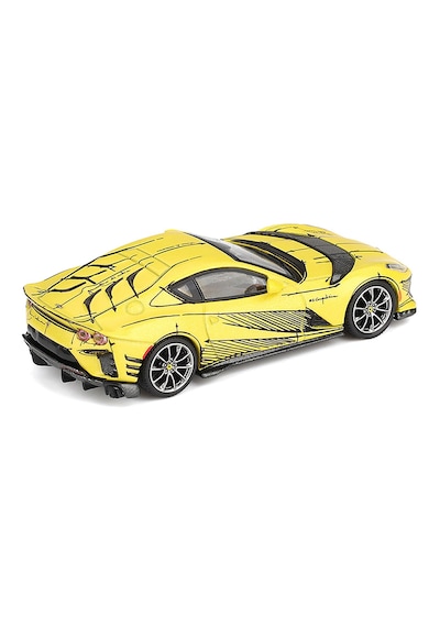 1:64 Ölçek Bbr 2026 Ferrari 812 Competizione Diecast Metal Minyatür Model Araba 5cm