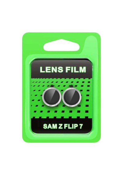 Samsung Galaxy Z Flip 7 Raze Metal Kamera Lens - Gümüş -