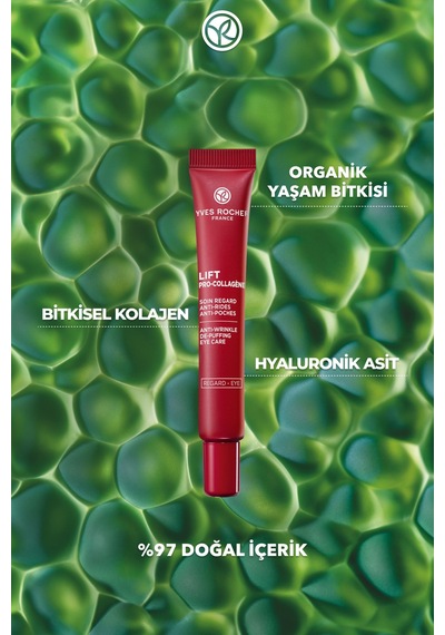 Yves Rocher Lift Pro Collagene Sıkılaştırıcı Ve Dolgunlaştırıcı Göz Kremi Bitkisel Kolajen Hyaluronik 14 Ml