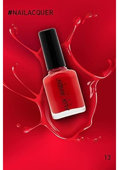 Narçiçeği Kırmızı Oje 13 - Yüksek Pigmentli Uzun Süreli Kalıcılık Hızlı Kuruma - Nail Lacquer 13