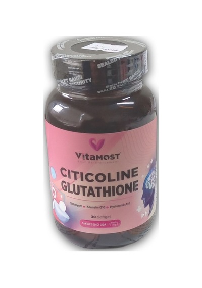 Vitamost Citicoline Glutathione 30 Softgel Kapsül