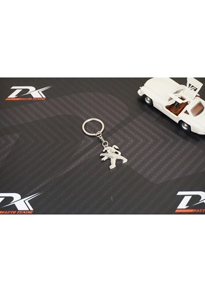 Dk Tuning Lion Aslan Logo Krom Metal Stil Anahtarlık