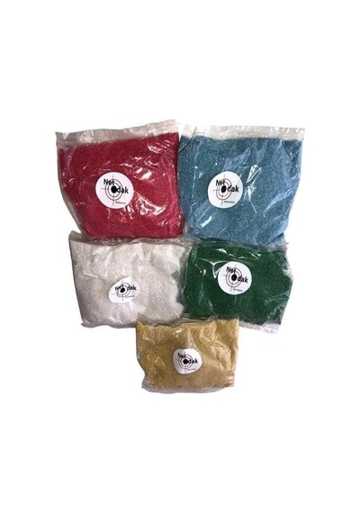 Netkonsantrasyon Renkli Dekoratif Kum Oyuncak Kumu 5 Paket Kalsit Silis Bahçe Dekor Saksı Terraryum Kum 3,5 Kg