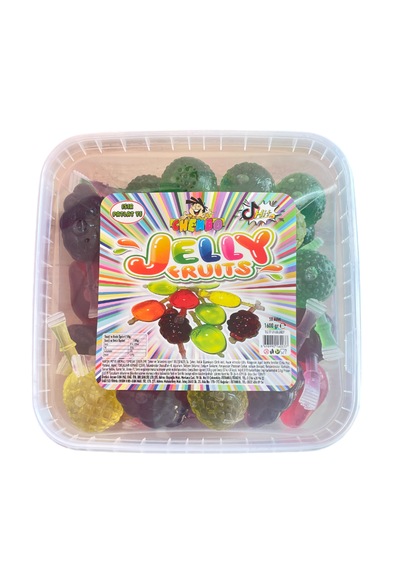 Jelly Fruıts Yenilebilir Meyveli Jole 50'li Kutu