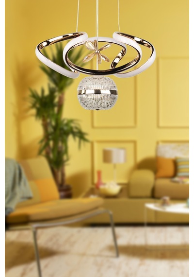 Begüsa Dron 35.lik Ledli Avize Gold Kaplama