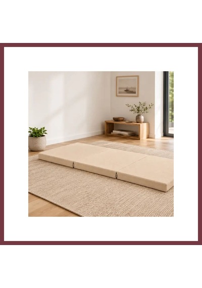 Storeşahin Üç Parçalı Katlanır Minder 60 180 7 Cm Krem İç Mekân Shn0720