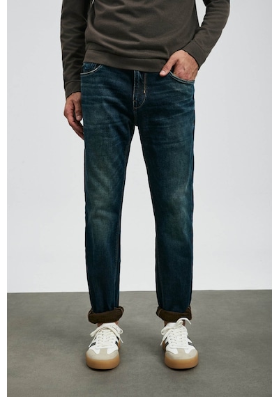 Lufian Chrıs Slim Fit Mavi Erkek Jean Pantolon 112200227 Mavi