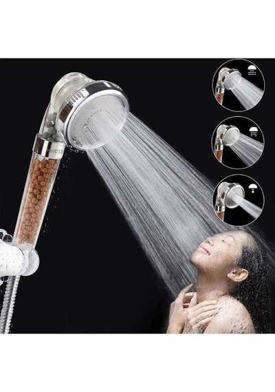 Boncuklu Spa Su Tasarruflu Ve Arıtmalı Duş Başlığı Su Arıtma Filt (551195379)