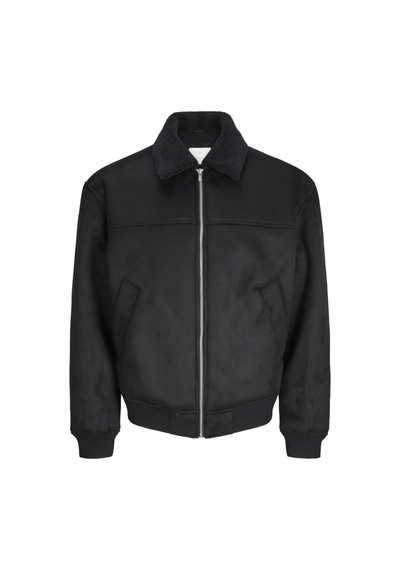 Jack & Jones Jprccted Bomber Ceket 12266798 Siyah