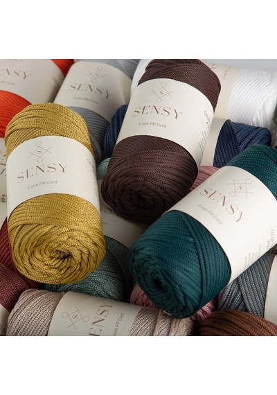 3 Mm - 250 Gr Polyester Makrome Ipi 120 M Polyester Makrome Ip Supla Ip Ve Çanta Ipliği Beyaz Diğer